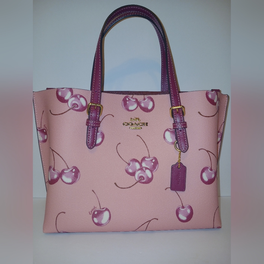 Coach Pink Cherry Mollie 25 Tote